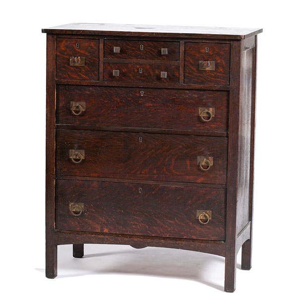 Appraisal: American th century An arts and crafts dresser by The