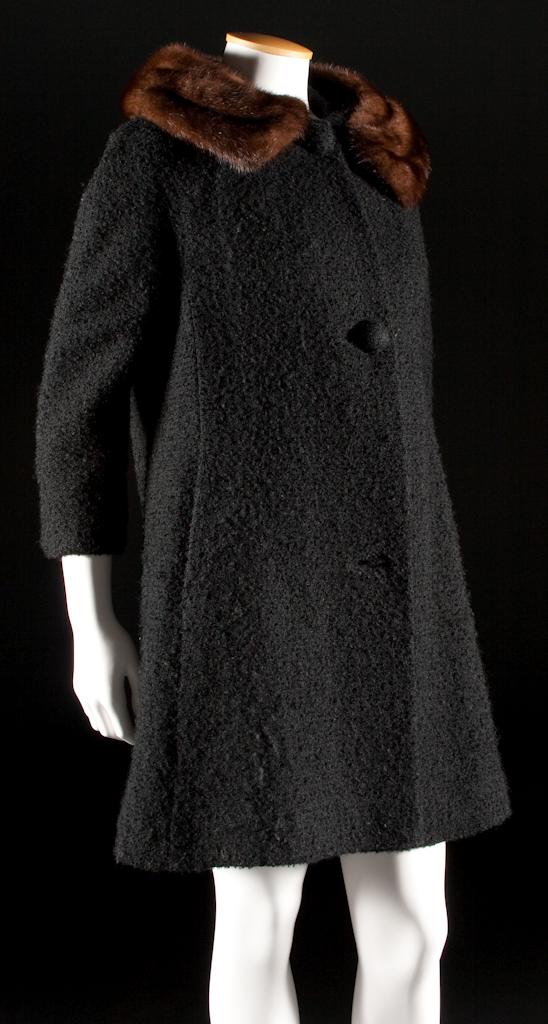 Appraisal: Lady's mink and boiled wool coat retailed by the Carrollton