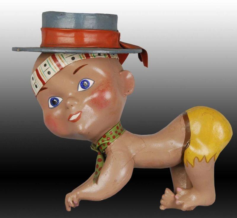 Appraisal: Clark Wells Quaddy Baby Advertising Figure Description Circa s Some