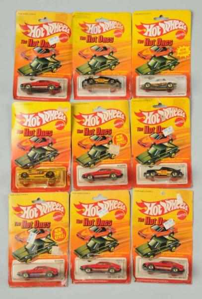 Appraisal: Lot of Mattel Hot Wheels The Hot Ones Cars Description