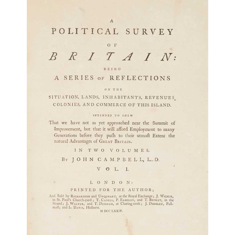 Appraisal: CAMPBELL JOHN A POLITICAL SURVEY OF BRITAIN London for the