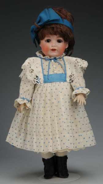 Appraisal: Kestner German Bisque Character Doll Description Mold flake on rim