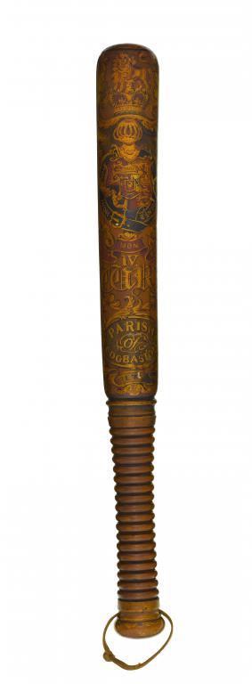 Appraisal: A WILLIAM IV TRUNCHEON BY HIATT CO OF BIRMINGHAM AND