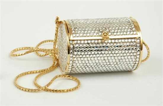 Appraisal: A rhinestone Minaudieres bag by Judith Leiber Styled as a