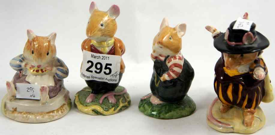 Appraisal: Royal Doulton Brambly Hedge Figures Wilfred Toadflax DBH Lord Woodmouse