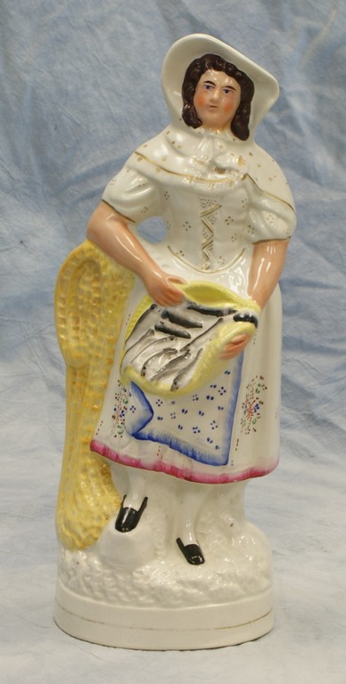 Appraisal: Staffordshire figurine Fisherwoman no damage