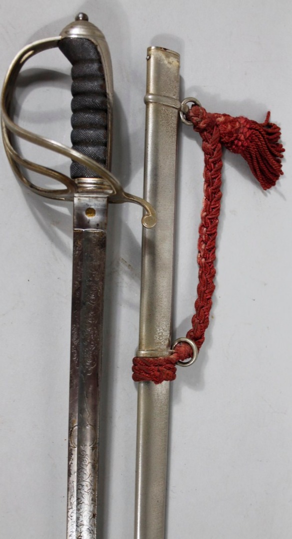 Appraisal: A British Army sword pattern probably late Victorian with a