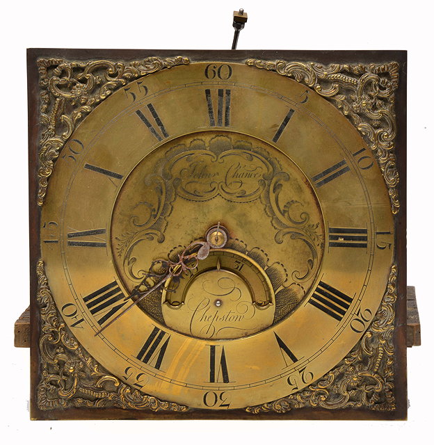 Appraisal: A THIRTY HOUR LONGCASE CLOCK MOVEMENT the eleven and a