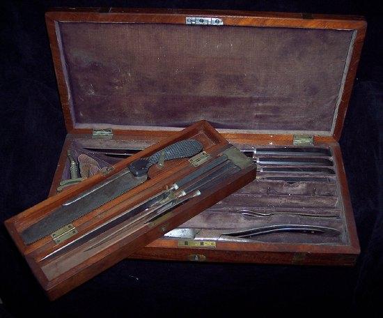 Appraisal: A part set of surgeon's tools by Aitken York in