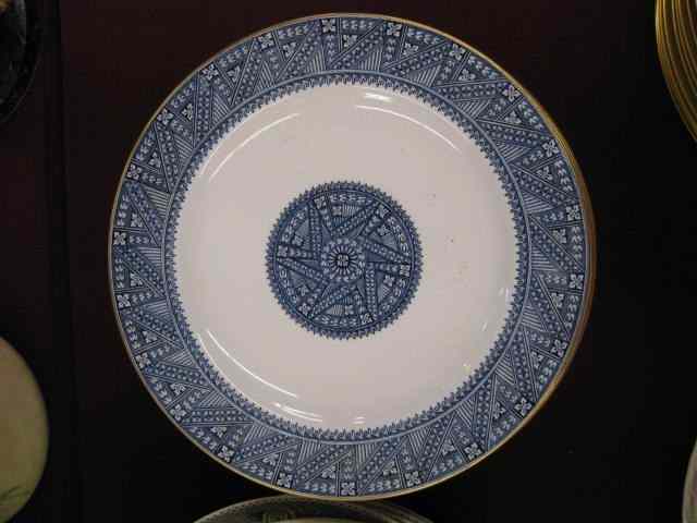 Appraisal: Set of Royal Worcester Porcelain Plates Aethestic Movement blue transferware