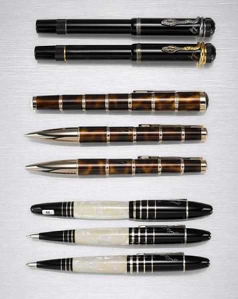 Appraisal: MONTBLANC Cervantes Limited Edition Writers Series -Piece Set Montblanc honors