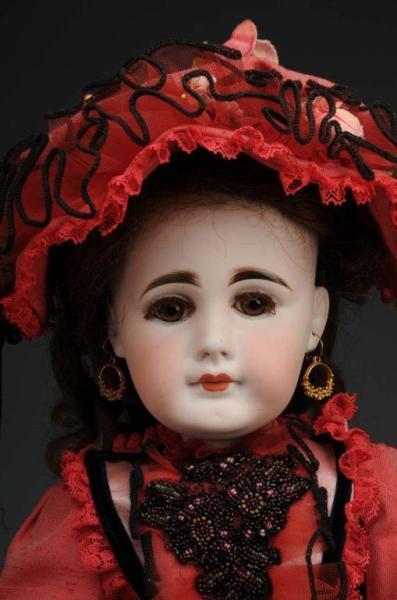 Appraisal: Early Closed-Mouth Doll Description Germany Ca s Pale bisque socket