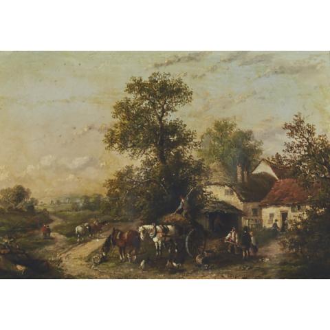 Appraisal: Attributed to Georgina Lara fl - THE SUSSEX FARM British