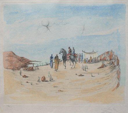 Appraisal: DALI Salvador Spain - from Tribes of Israel Etching sight