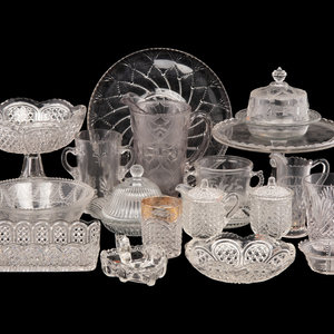 Appraisal: A Large Collection of Indiana Tumbler and Goblet Company Glass