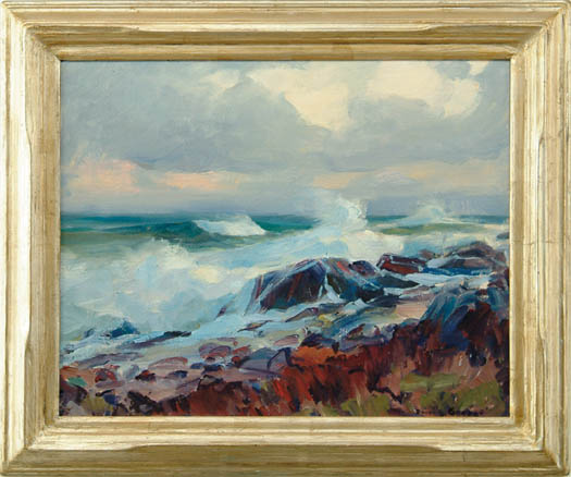 Appraisal: EMILE ALBERT GRUPPE American - BASS ROCKS Oil on board