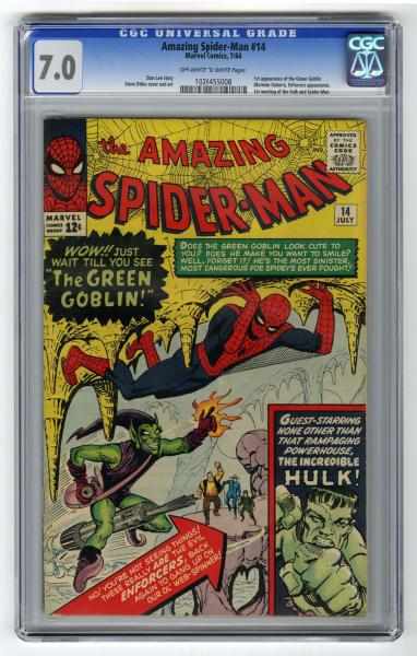 Appraisal: Amazing Spider-Man CGC Marvel Comics Stan Lee story with Steve