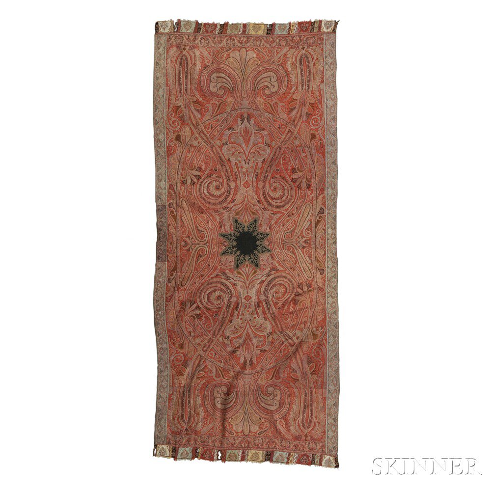 Appraisal: Kashmir Long Shawl North India third quarter th century the