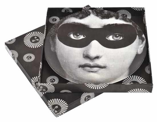 Appraisal: PIERO FORNASETTI - A TEMA E VARIAZIONI PLATE boxed manufactured