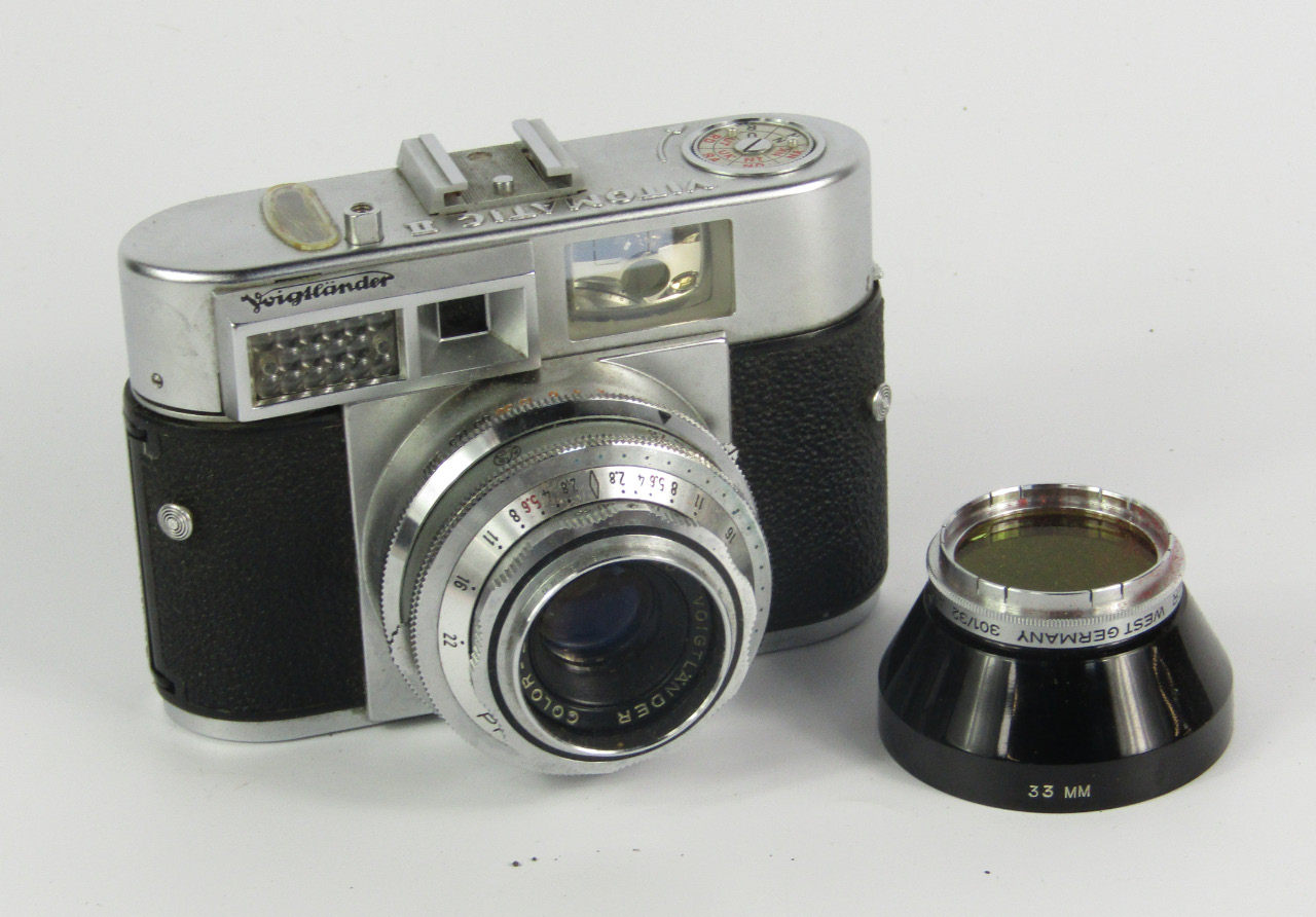 Appraisal: A Voigtlander Vitematic II camera with a Stopar lens and