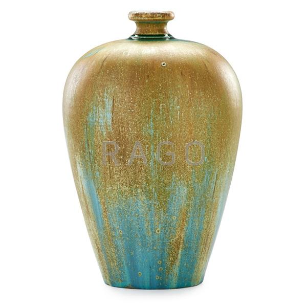 Appraisal: ALEXANDRE BIGOT Stoneware vase Condition Report Excellent condition