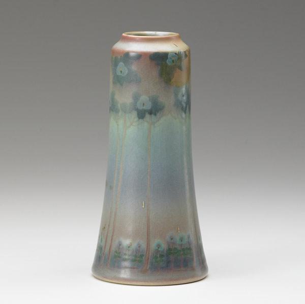 Appraisal: ROOKWOOD Vellum vase by Cora Crofton beautifully painted with tall