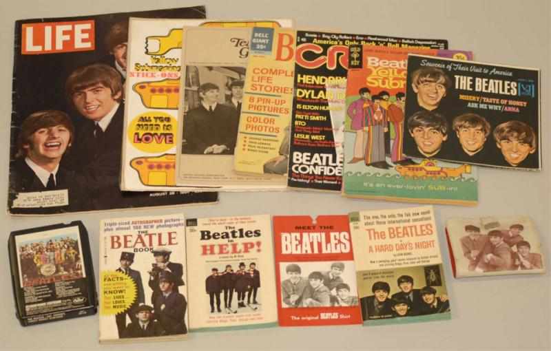 Appraisal: Lot of Vintage Beatles Memoribilia Items Including one Record in