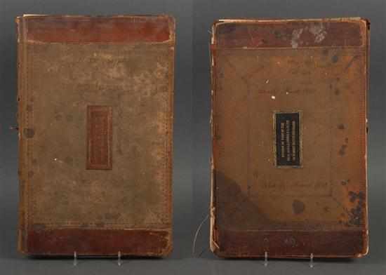 Appraisal: Baltimore Real Estate Two original manuscript survey books ''Division of