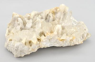 Appraisal: A Large Natural Quartz Cluster Oblong shape natural crystalline formation