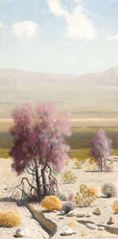 Appraisal: James Swinnerton - Palm Springs CA Mojave Valley Landscape