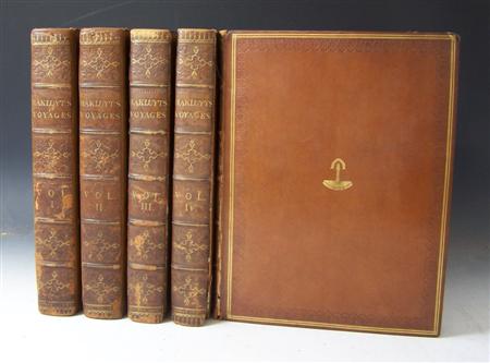 Appraisal: Hakluyt Richard Collection of the early voyages travels and discoveries