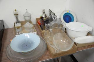 Appraisal: Five box lots of crystal and pottery to include Herman