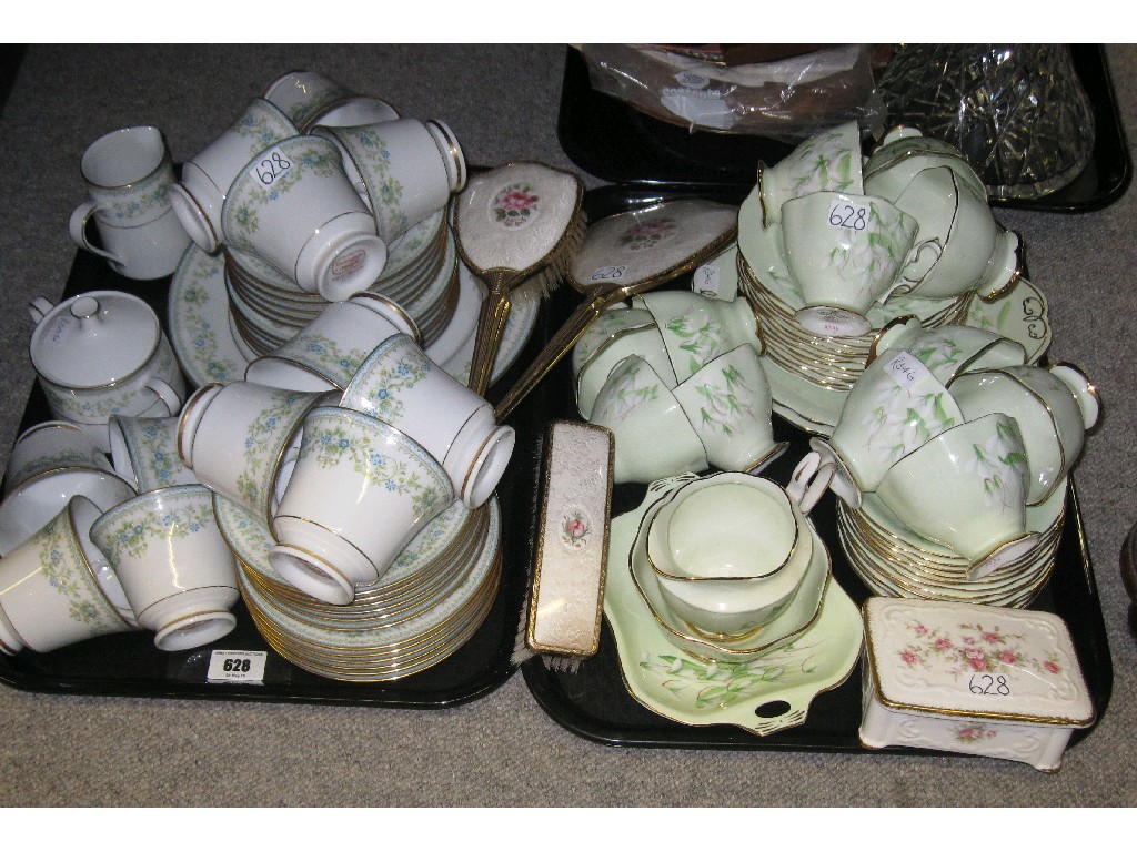 Appraisal: Lot comprising two trays of teawares etc to include Noritake