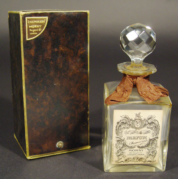 Appraisal: Baccarat cut glass scent bottle and stopper with original box