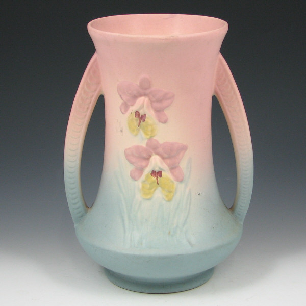 Appraisal: Hull Orchid - Vase - Mint Orchid vase in pink