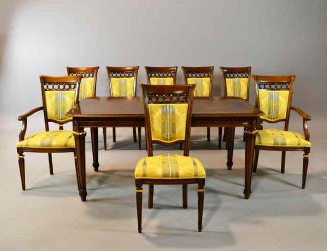 Appraisal: Spectacular Piece Italian Dining Set by CantalTo include a dining