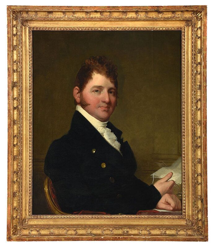 Appraisal: Gilbert Stuart American - Portrait of Francis James Jackson P