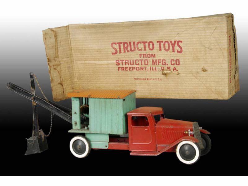 Appraisal: Pressed Steel Structo Steam Shovel Truck Toy with Description ''