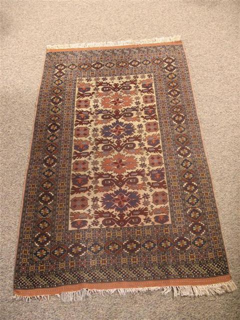 Appraisal: AFGHAN TURKMAN Late th century silk and wool