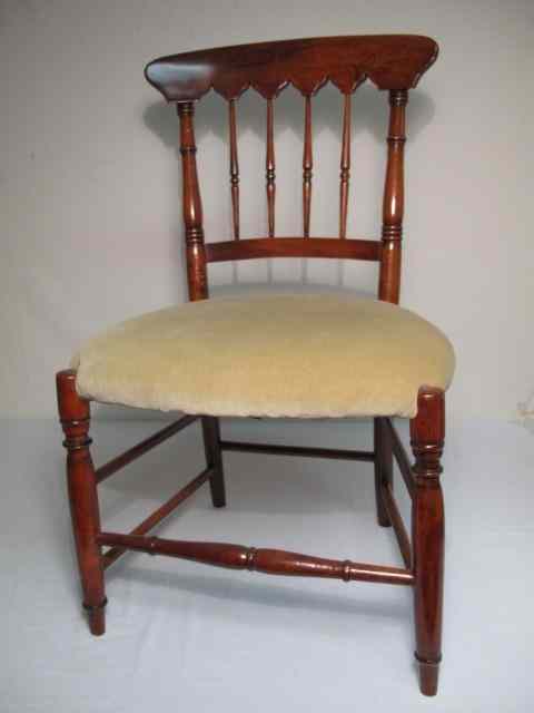 Appraisal: Late th century Irish side chair Rosewood and other secondary