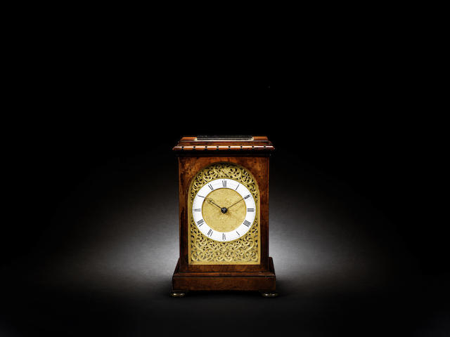 Appraisal: A fine mid th century rosewood mantel clock Arnold Charles