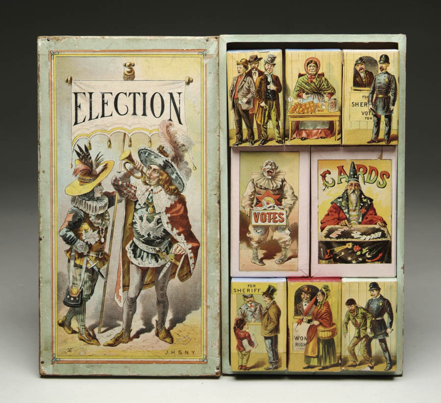 Appraisal: ELECTION GAME A rarity from J H Singer Co portraying