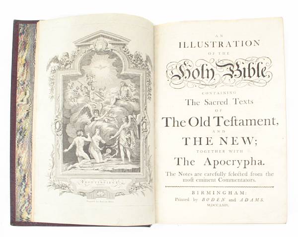 Appraisal: Bible in English An Illustration of the Holy Bible containing