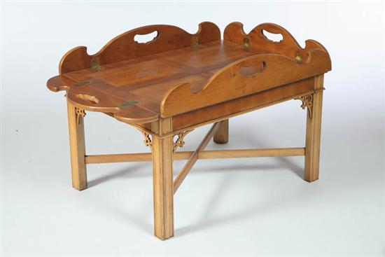 Appraisal: CHIPPENDALE-STYLE BUTLER'S TABLE Baker Furniture Company Kohler Wisconsin th century