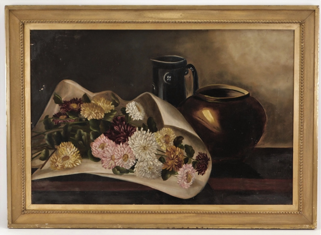 Appraisal: VICTORIAN AMERICAN SCHOOL STILL LIFE PAINTING United States th CenturyDepicts