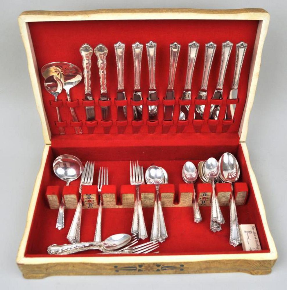 Appraisal: Fine Arts Sterling Silver Partial Flatware Service in the Processional