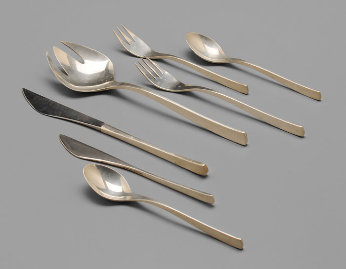 Appraisal: International Vision Sterling Flatware American th century pieces Ronald Pearson