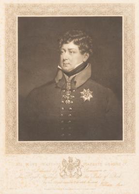 Appraisal: Thomas Lupton after Abraham Wivell Portraits of King George IV