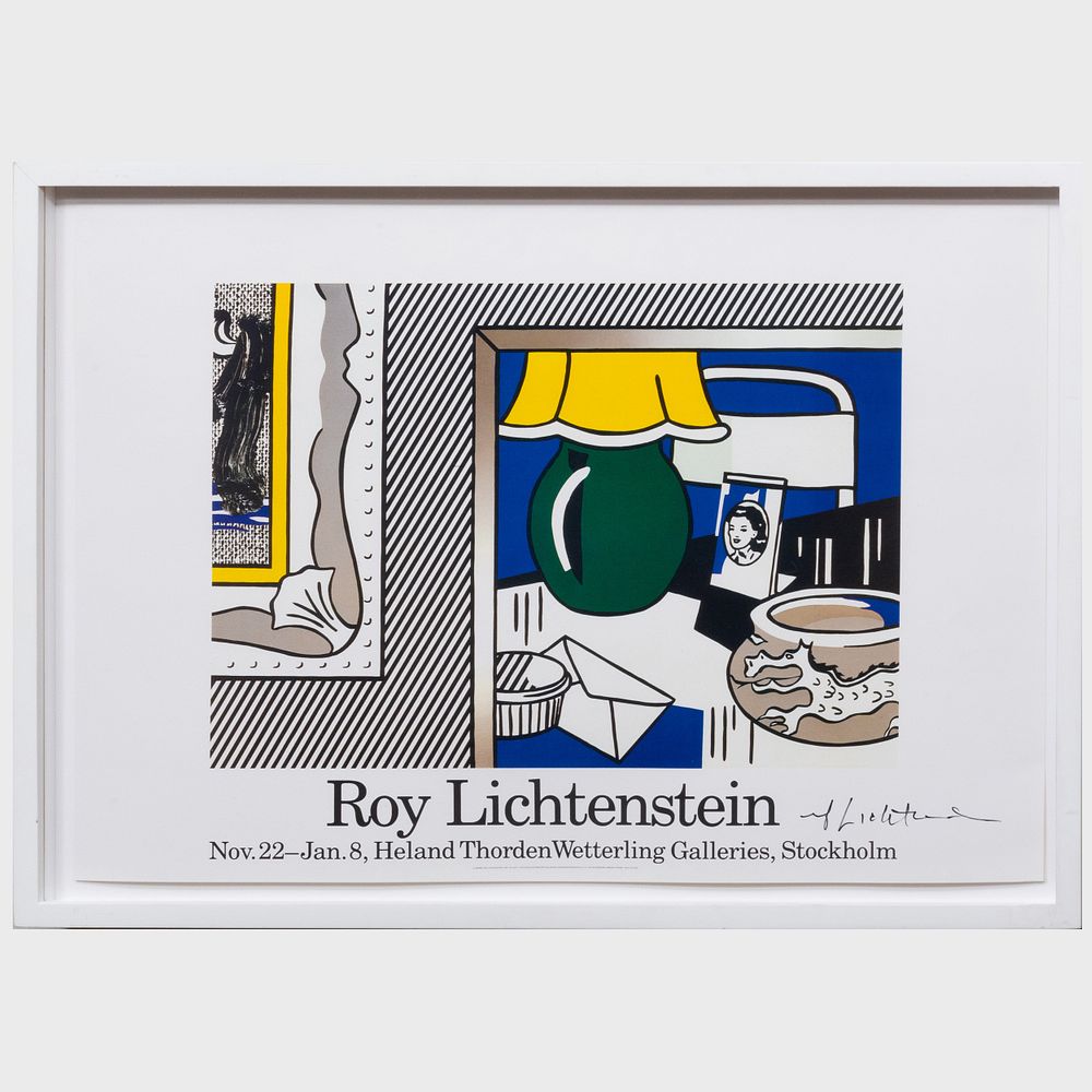 Appraisal: After Roy Lichtenstein - Heland Thorden Wetterling Galleries Exhibition Poster