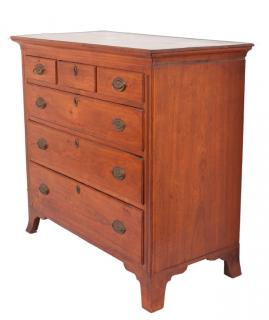 Appraisal: Walnut Chest of Drawers C Late th Early th Century